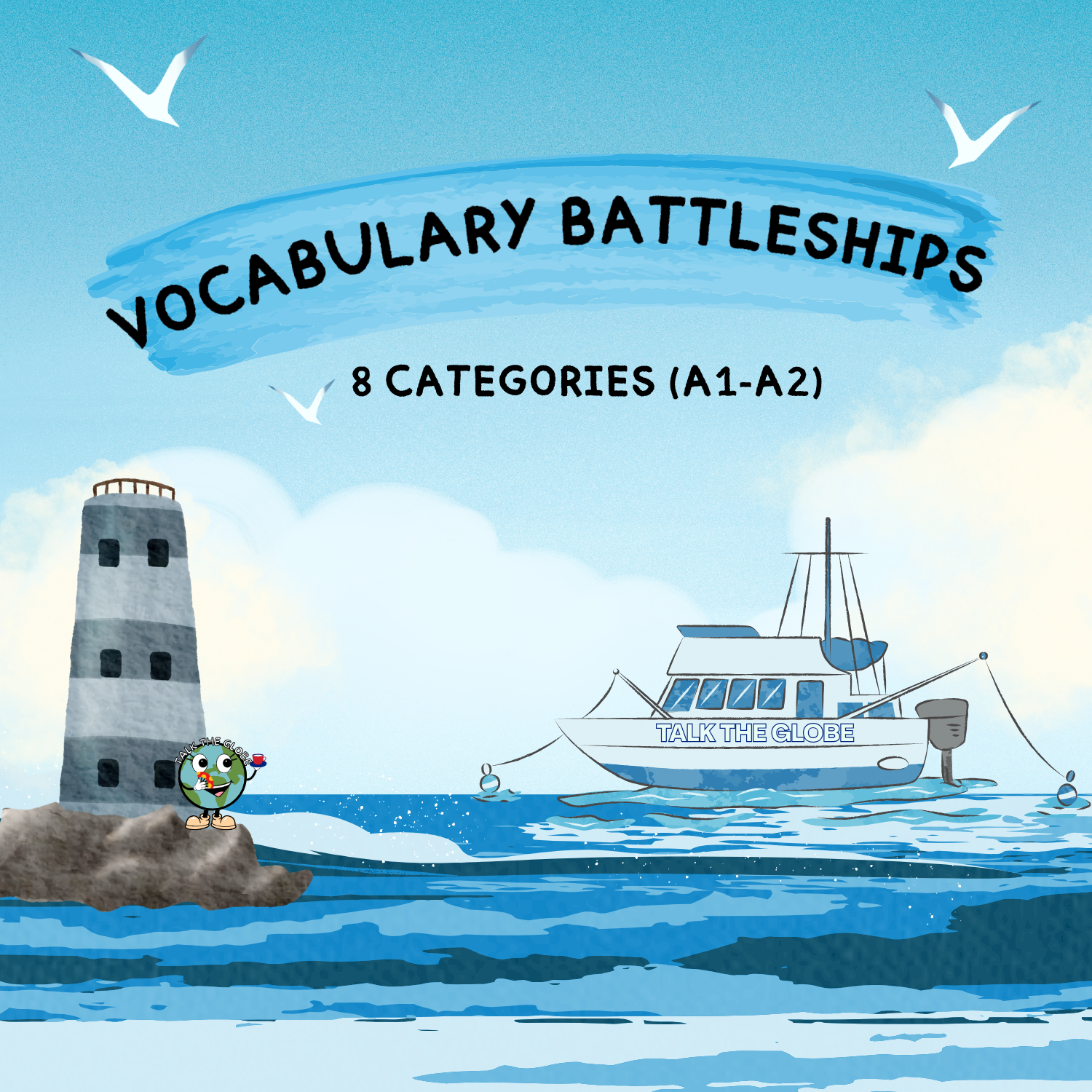(A1-A2) BATTLESHIPS VOCABULARY GAME