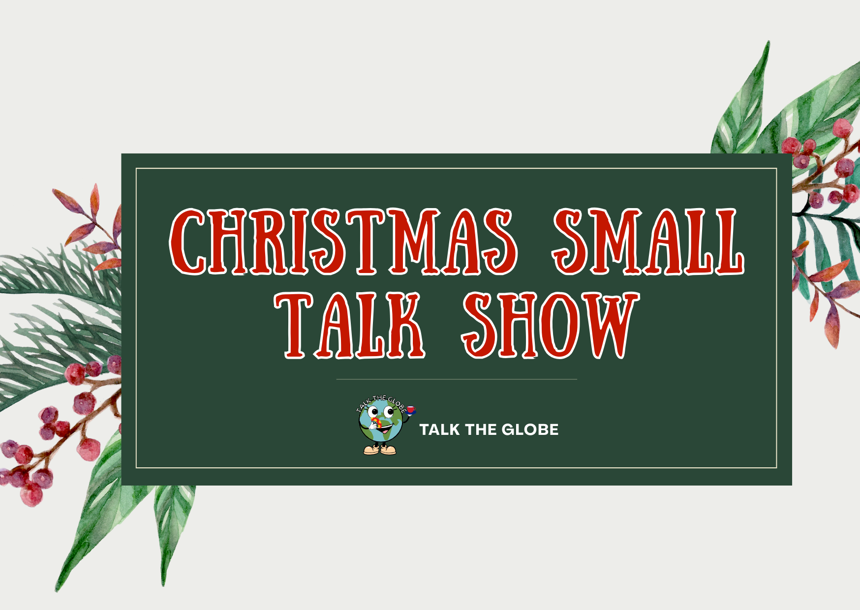 CHRISTMAS SMALL TALK SHOW image 1