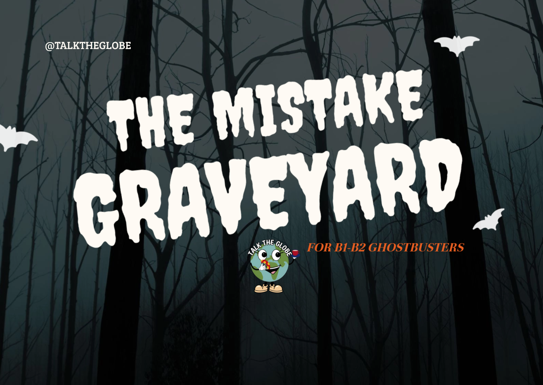 THE MISTAKE GRAVEYARD – HALLOWEEN ACTIVITY image 1